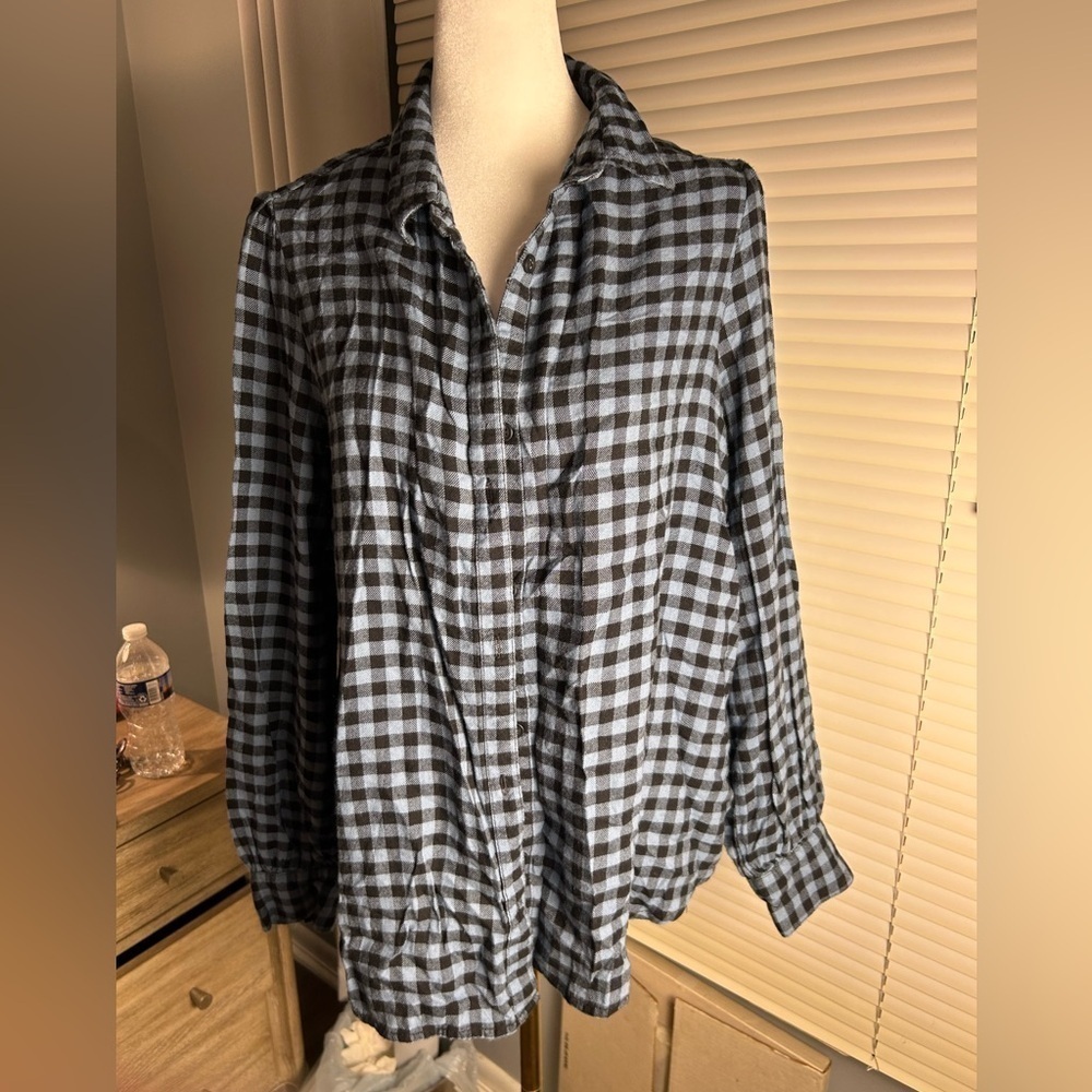 Beach lounge lunch Flannel EUC